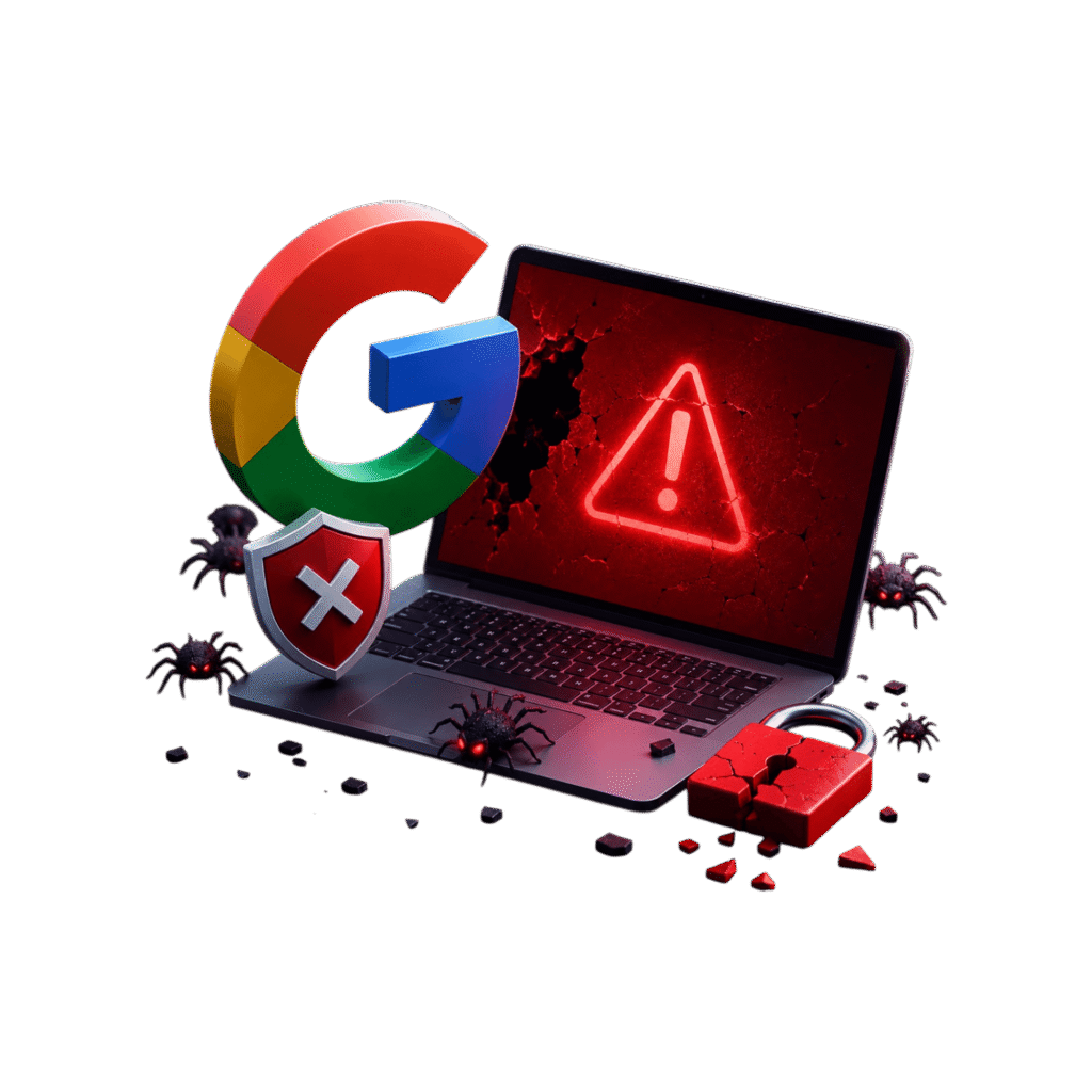Illustration: WordPress-Sicherheit – Firewall, Scans und Härtung